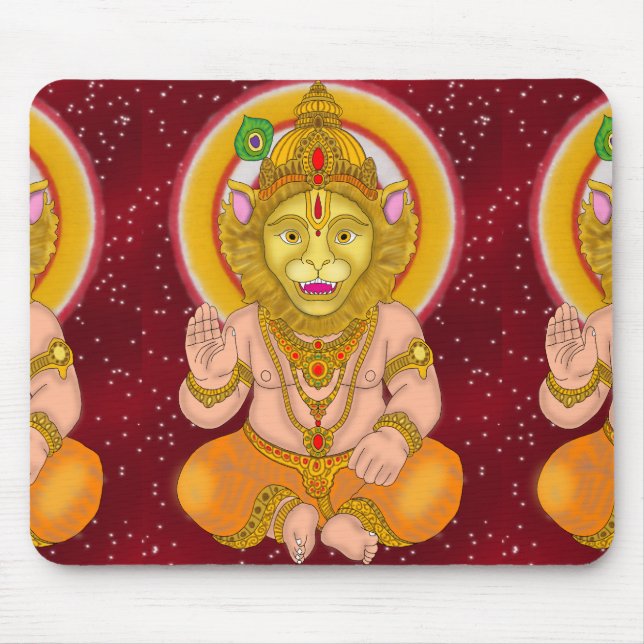 Lord Narsimha Mouse Pad (Frente)