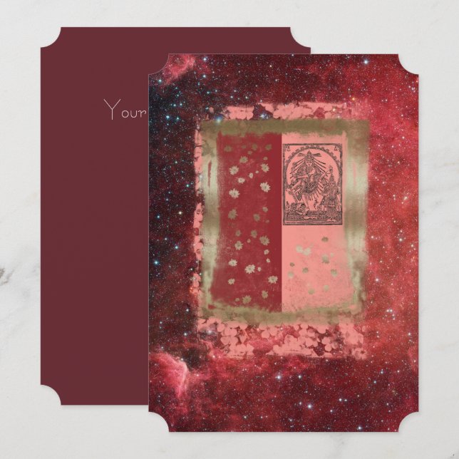 Lord Shiva - Cartão de Convite (Frente/Verso)