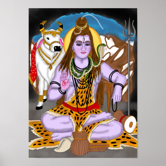 Lord Shiva Poster (Frente)