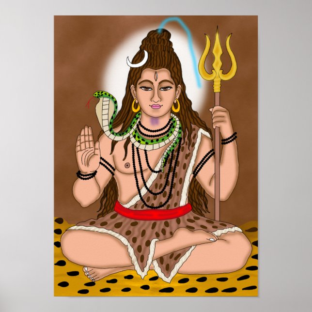 Lord Shiva Poster (Frente)