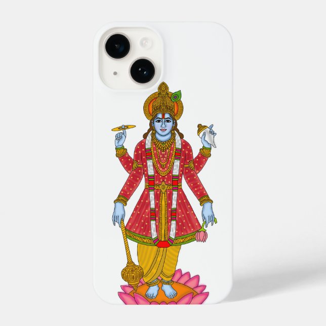 Lord Vishnu Phone Case (Verso)