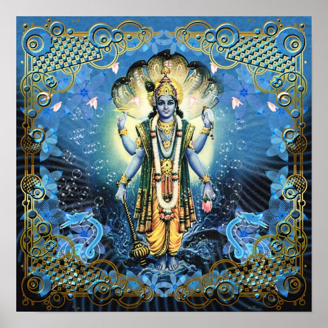 Lord Vishnu - Poster (Frente)