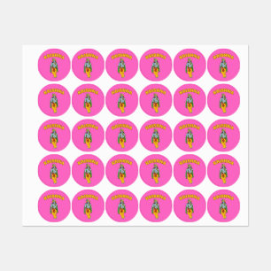 Lorde Krishna Pequenos Adesivos