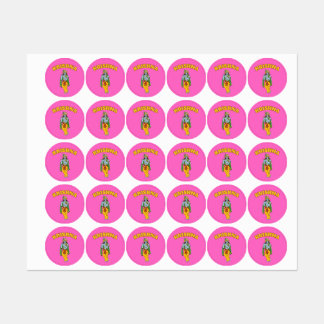 Lorde Krishna Pequenos Adesivos