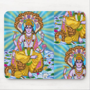 Lorde Vishnu Mouse Pad
