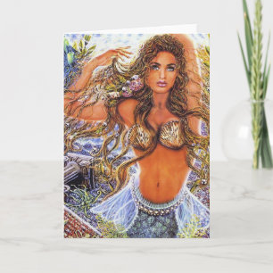 Lorelei por Lisa Iris - Cartão de Saudação