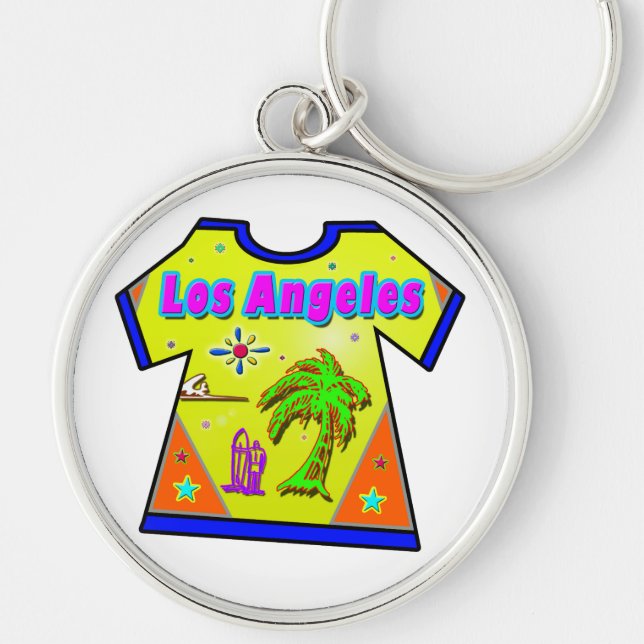 "Los Angeles Vivid 1" Chaveiro (Frente)