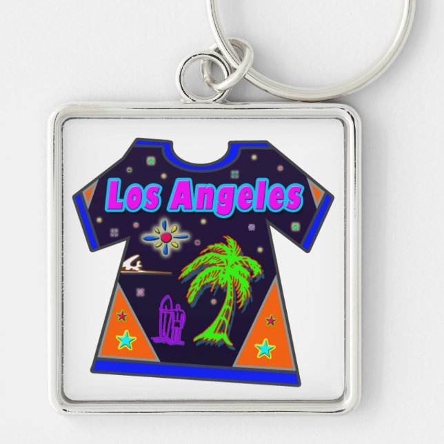 "Los Angeles Vivid 2" Chaveiro (Frente)