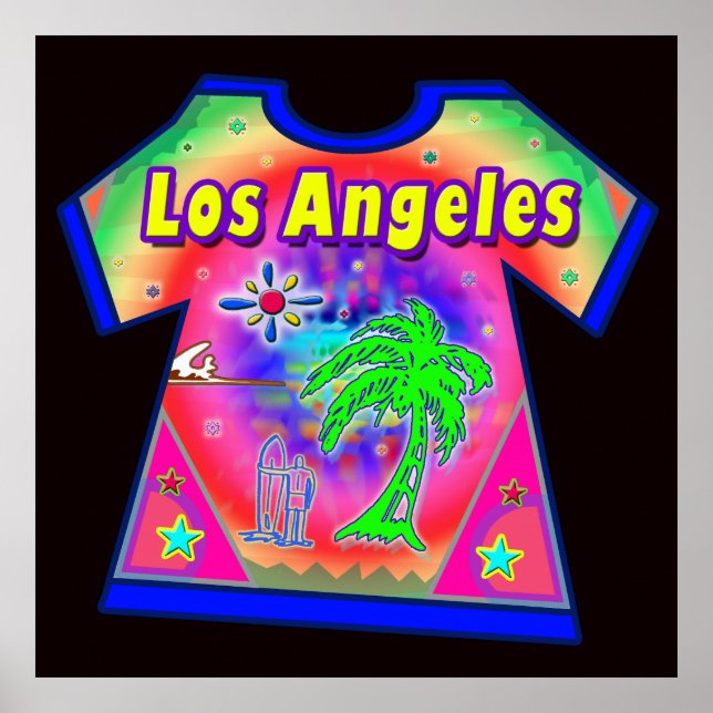 "Los Angeles Vivid 4" Poster (Frente)