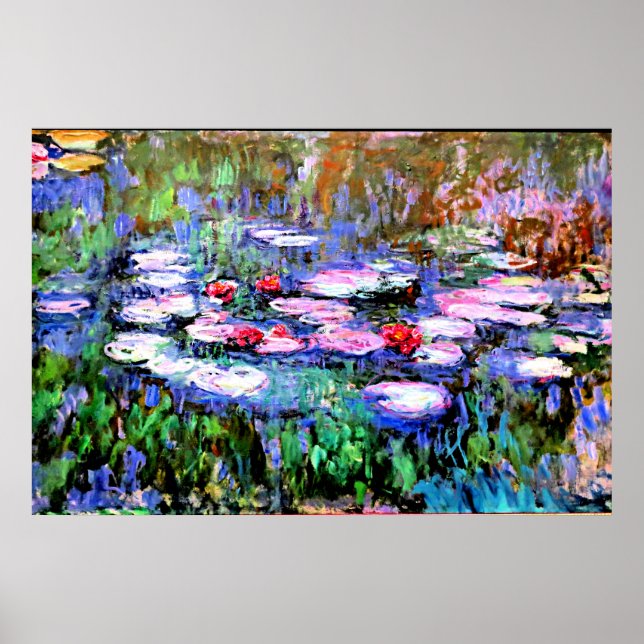 Los Nenutaris por Monet Poster (Frente)