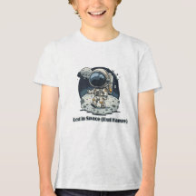 Lost in Space (But Happy) – Cute Astronaut Design
