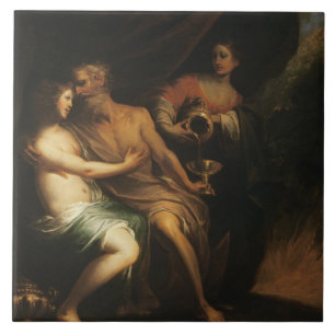 Lote e suas filhas (óleo em canvas) 3