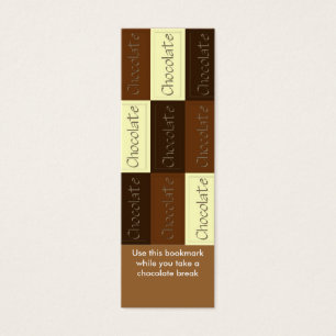 Lotes do marcador do chocolate