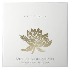 LOTUS BRANCO DOURADO E GLAMOROSO SALVE O PRESENTE