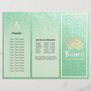 Lotus de três folhas instrutor Studio Yoga
