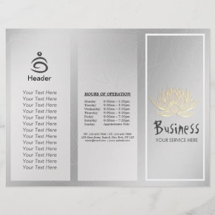 Lotus de três folhas instrutor Studio Yoga