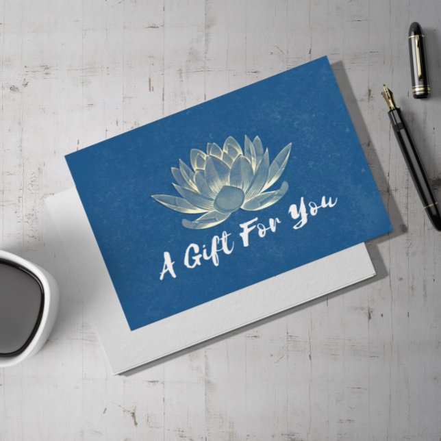 Lotus Dourado do Certificado de Presente do Instru (Criador carregado)