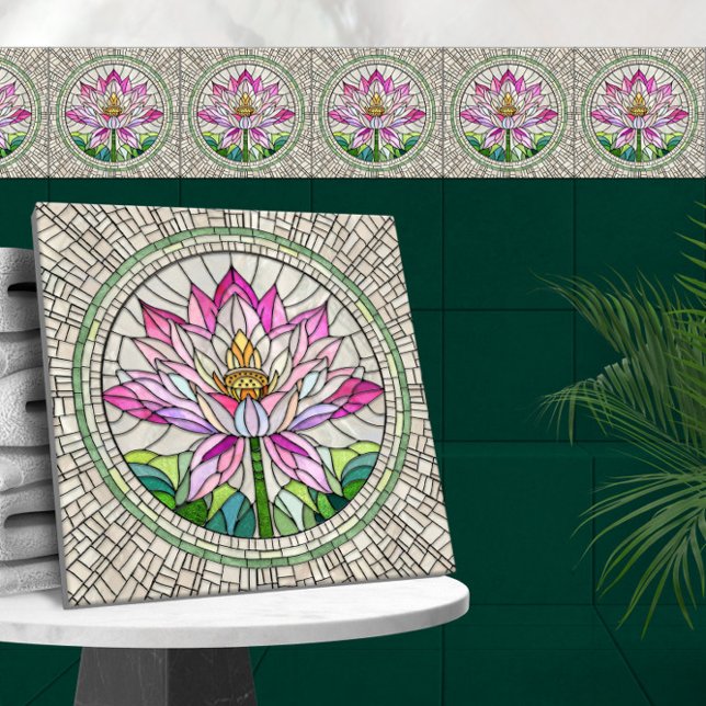 Lotus Flower Mosaic Art (Criador carregado)