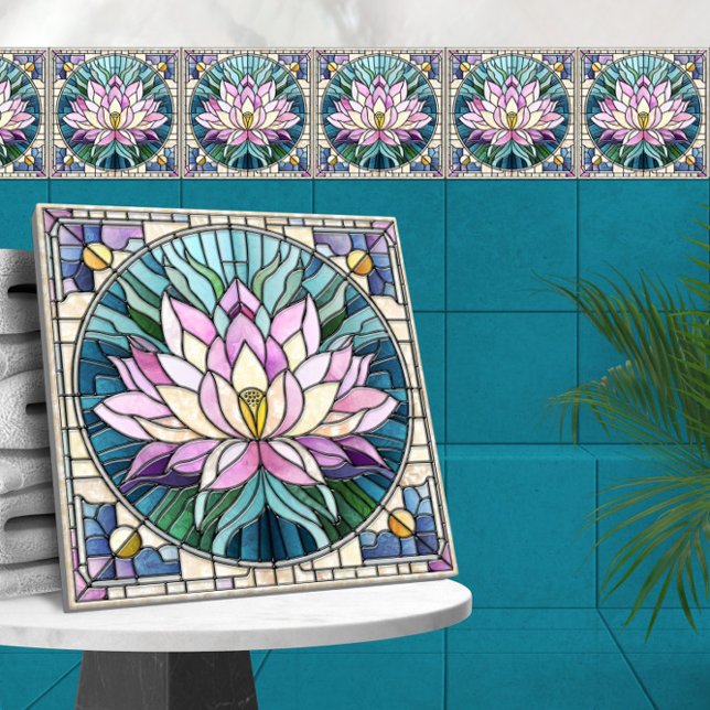 Lotus Flower Mosaic Art (Criador carregado)