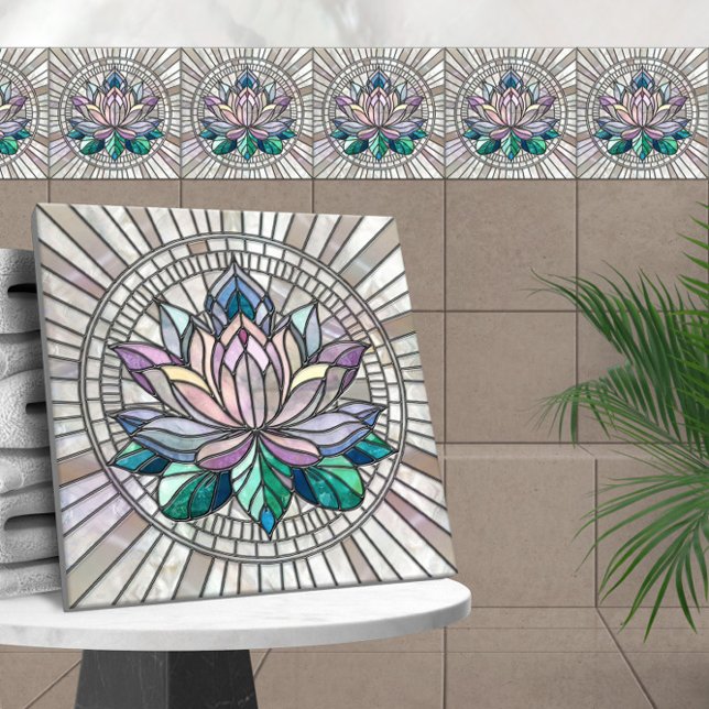 Lotus Flower Mosaic Art (Criador carregado)