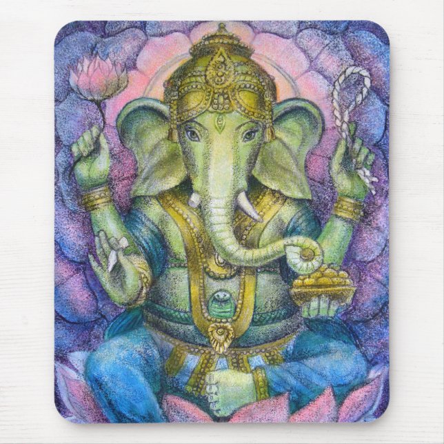 Lotus Ganesha Mousepad (Frente)