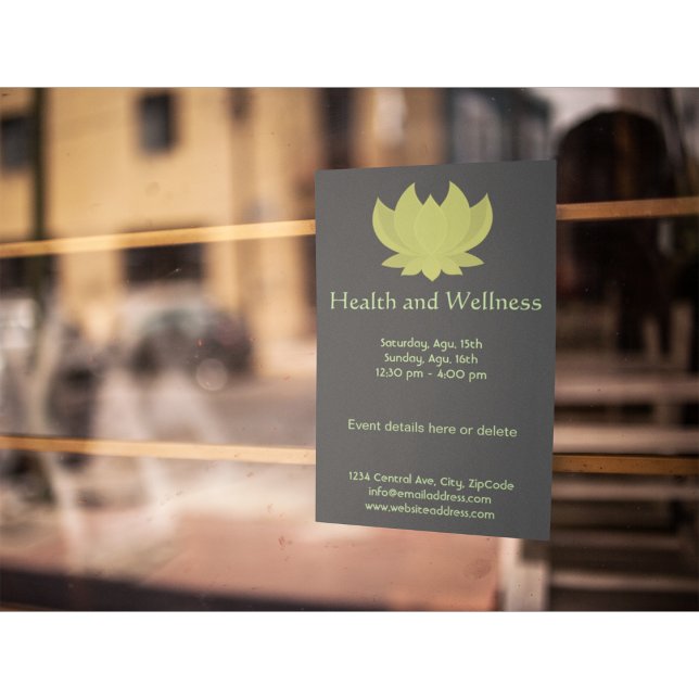 Lotus Health and Wellness Flyer (Criador carregado)