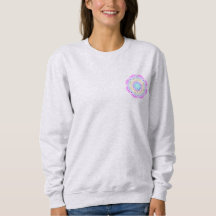 Lotus Mandala Design, Pullover Hoodie, de uso femi