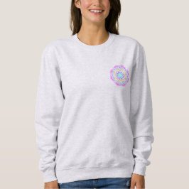 Lotus Mandala Design, Pullover Hoodie, de uso femi