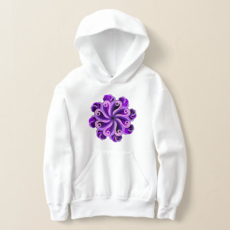 Lotus Mandala Design, Pullover Hoodie, de uso femi