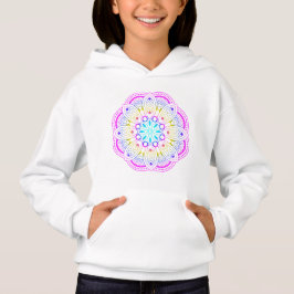 Lotus Mandala Design, Pullover Hoodie, de uso femi