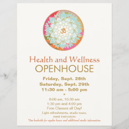 Lotus Mandala Health and Wellness Flyer