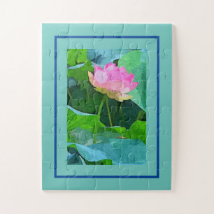 Lotus Quebra-cabeça cor-de-rosa