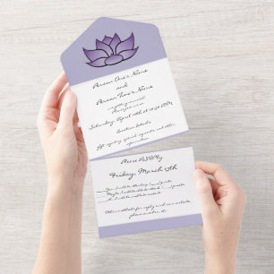 Lotus refinado em roxo