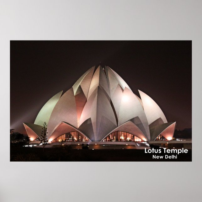 Lotus Temple Poster (Frente)