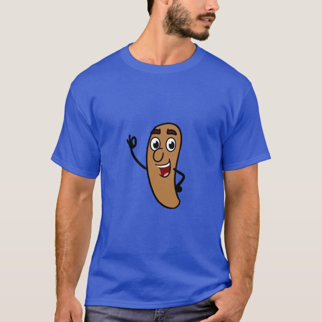 Lou, a Poo Básica Camiseta Escura (Frente)