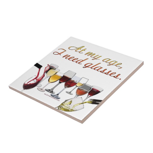 Louça para vinho da SlipperyJoe com trocadilho atr (Lateral)