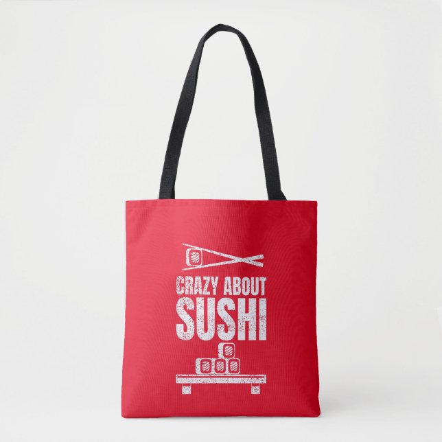 Louca Por Sushi Tote Bag (Frente)