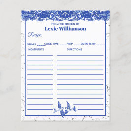 Louças Blue Willow da Cozinha de Azul e Branco Per