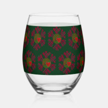 Louças de Vidro Plaid Snowflake