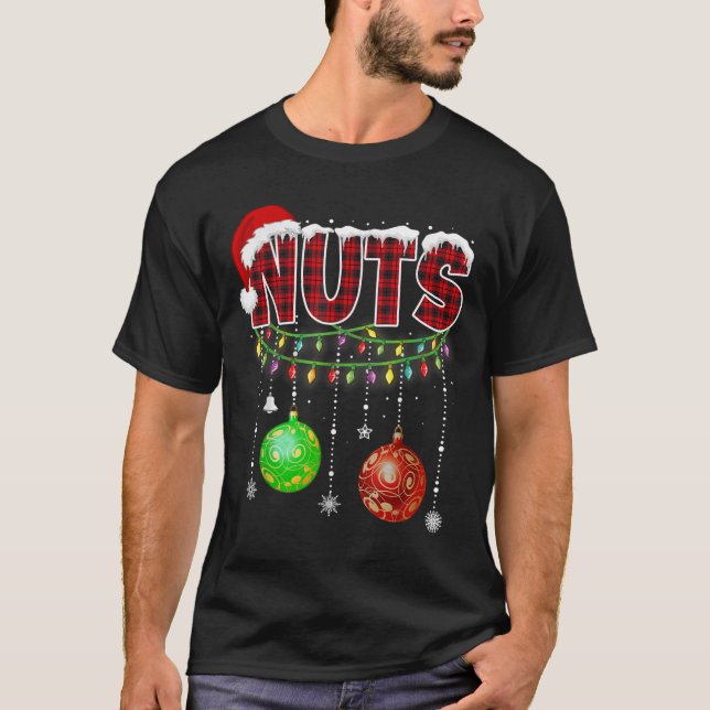 Loucos De Natal T Camisa De Natal Correspondente C (Frente)