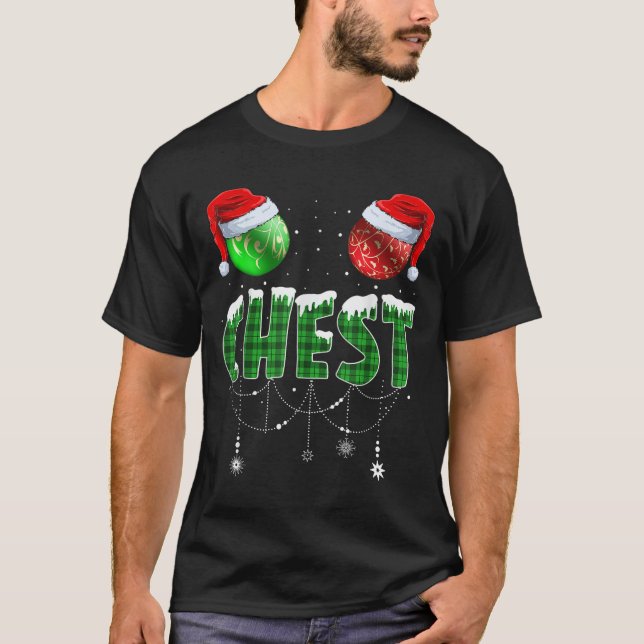 Loucos De Natal T Camisa De Natal Correspondente C (Frente)