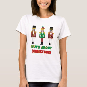 Loucos sobre a camisa Natal Holiday Nutcracker