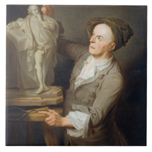 Louis-Francois Roubiliac (1695-1762) que modela