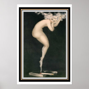 Louis Icart "cigarro" 13 x poster 19