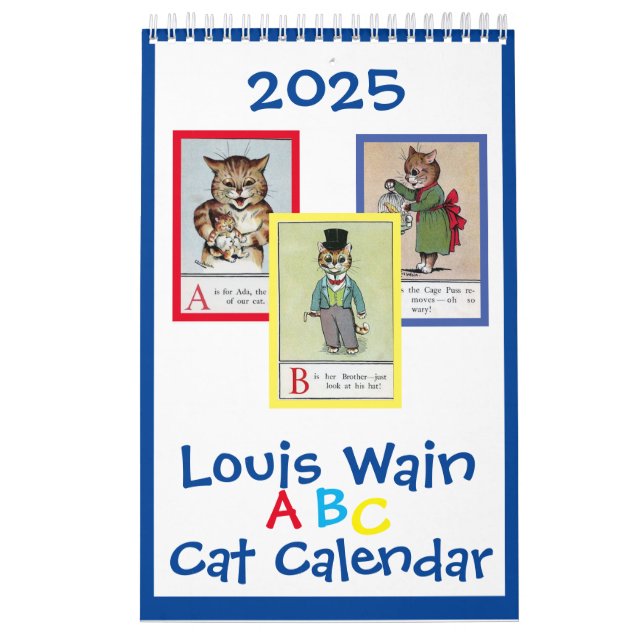Louis Wain ABC Cats, Calendário (Capa)