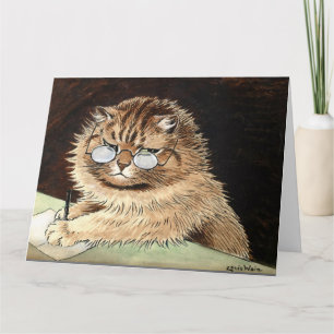 LOUIS WAIN PENSANDO EM SEU Cartão Saudável GATO CI