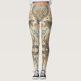 Louis XV Leggings Florais
