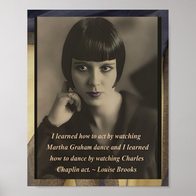 Louise Brooks Vintage - Poster inspirado (Frente)