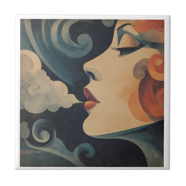 Louise Dessous de verre carreau (Frente)