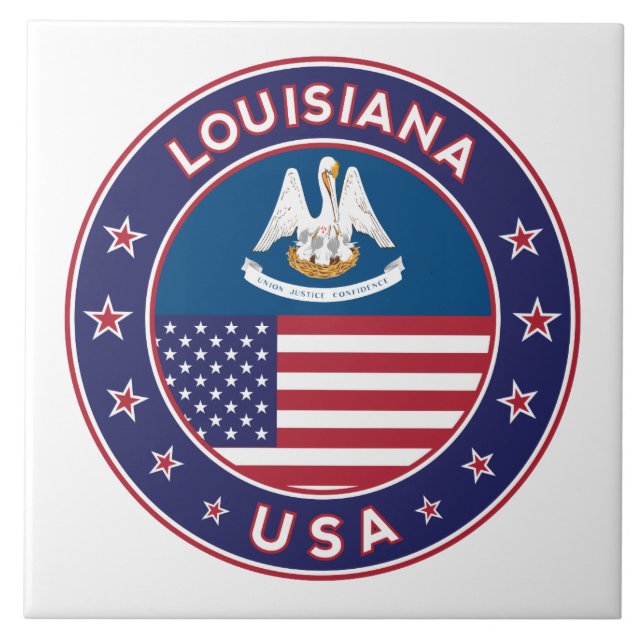 Louisiana, capa de telefone de Louisiana, adesivo, (Frente)